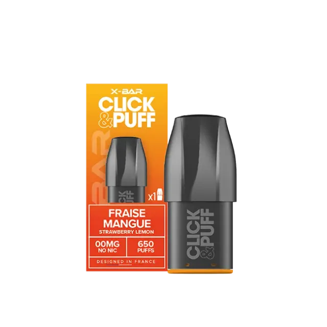 X-Bar Click & Puff Fraise Mangue pod 2 ml – jordbær mango