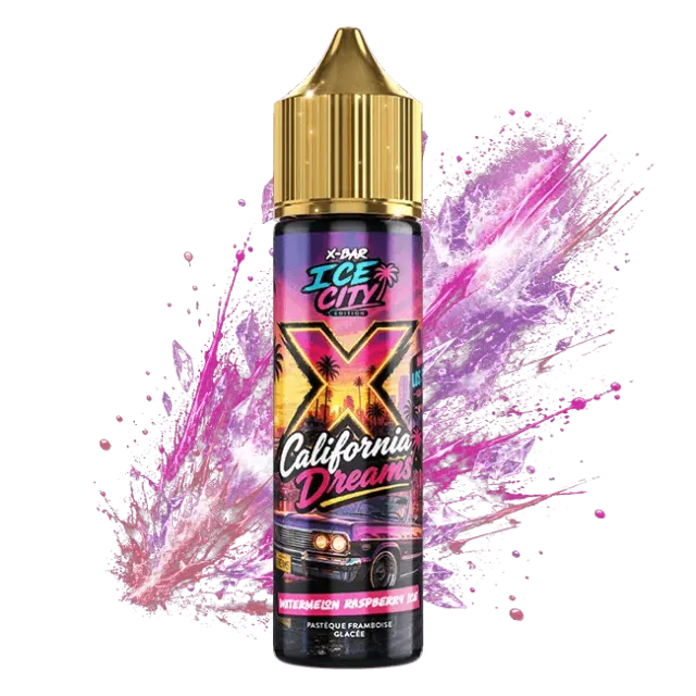 X-Bar Ice City e-væske 50ml vannmelon-bringebær