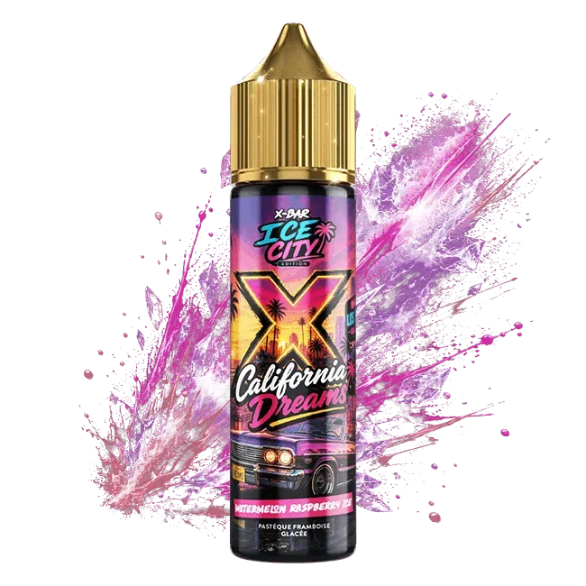X-Bar Ice City e-væske 50ml vannmelon-bringebær