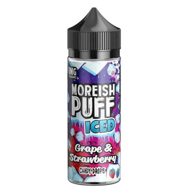 Moreish Puff Iced Grape Strawberry e-væske 100ml is