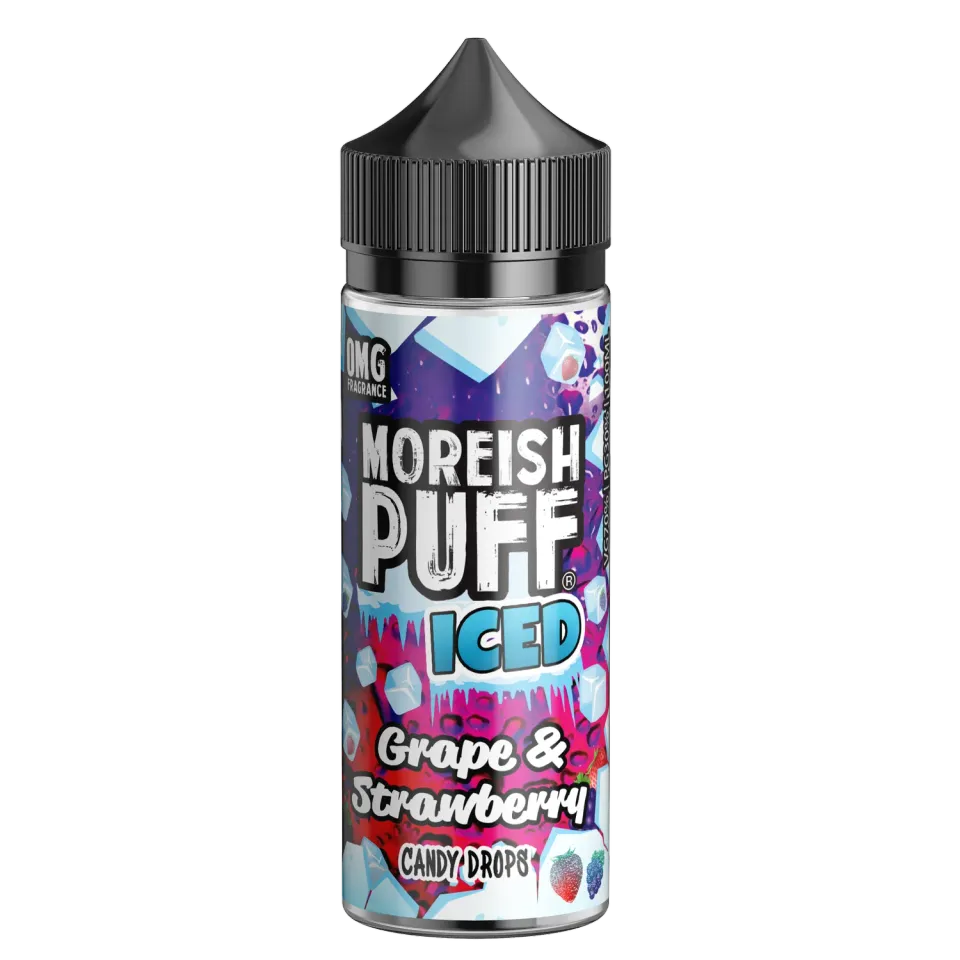 Moreish Puff Iced Grape Strawberry e-væske 100ml is