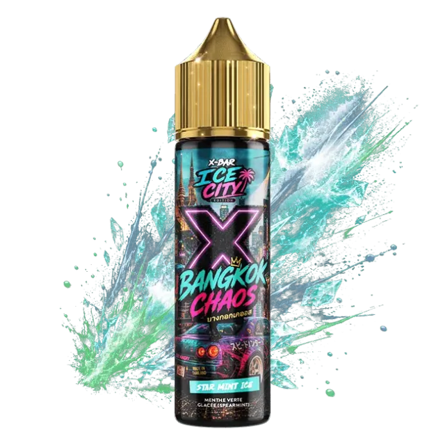 X-Bar Ice City Star Mint e-væske 50ml mentol