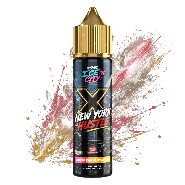 X-Bar Ice City e-væske 50 ml Cherry Lime
