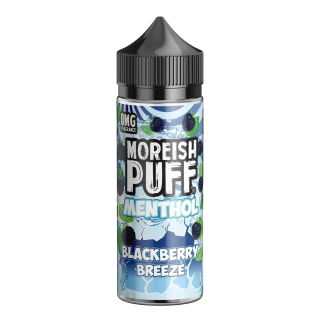 Moreish Puff Menthol Blackberry shortfill 100ml 0mg kald