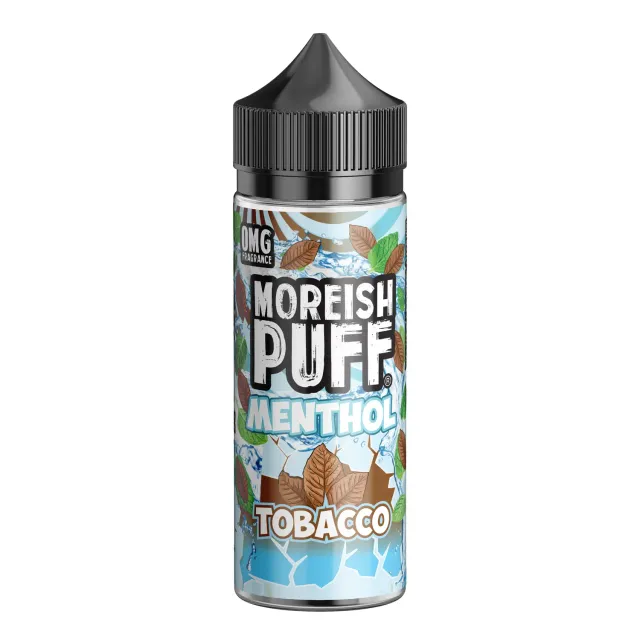 Moreish Puff Menthol Tobacco Menthol e-væske 100ml tobakk