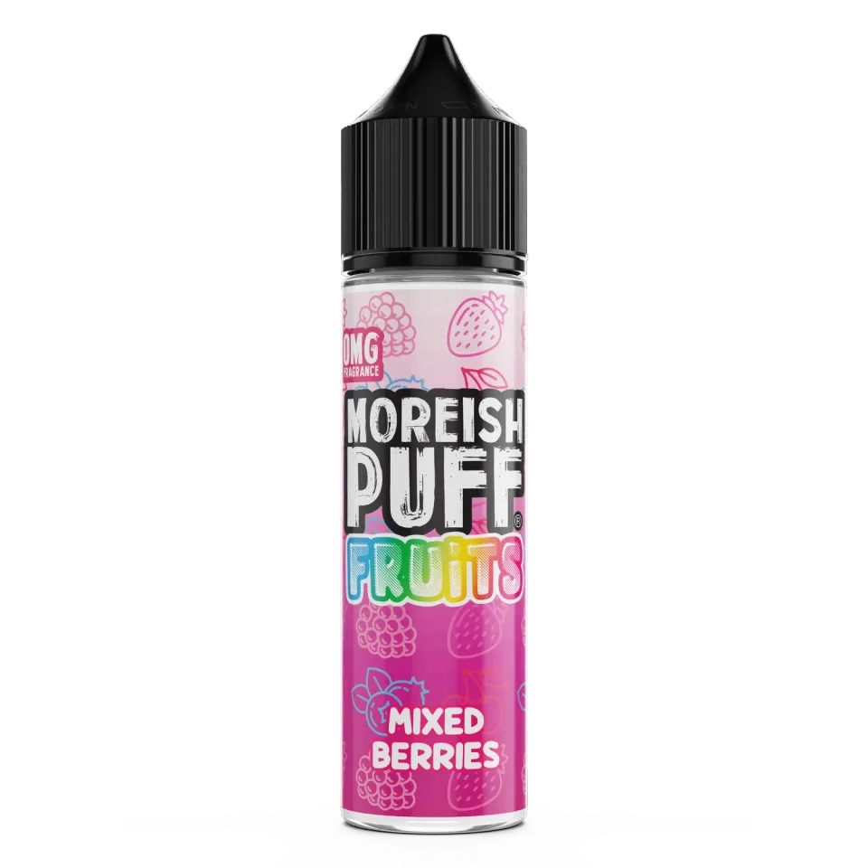Moreish Puff Fruits Mixed Berries shortfill 50ml bær