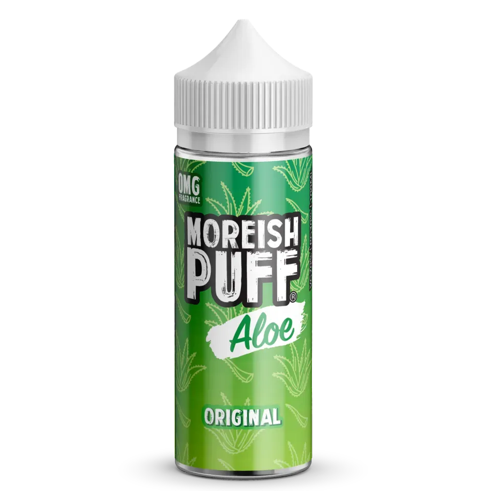 Moreish Puff Original Aloe e-juice 100ml frisk aloe vera