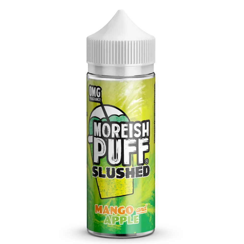 Moreish Puff Slushed e-væske 100ml mango eple is