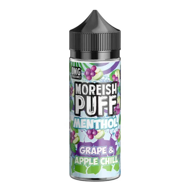 Moreish Puff Menthol Grape Apple Menthol shortfill 100ml 0mg kald