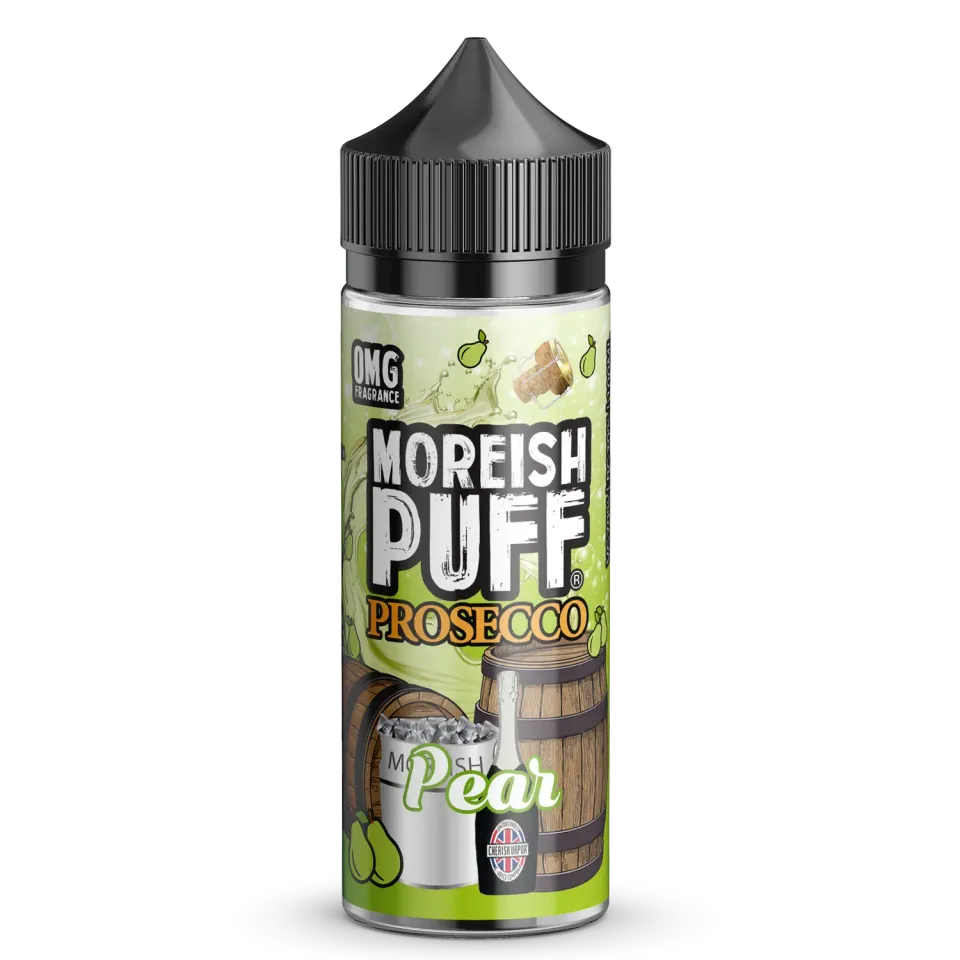 Moreish Puff Prosecco Pear shortfill 100ml 0mg fruktig