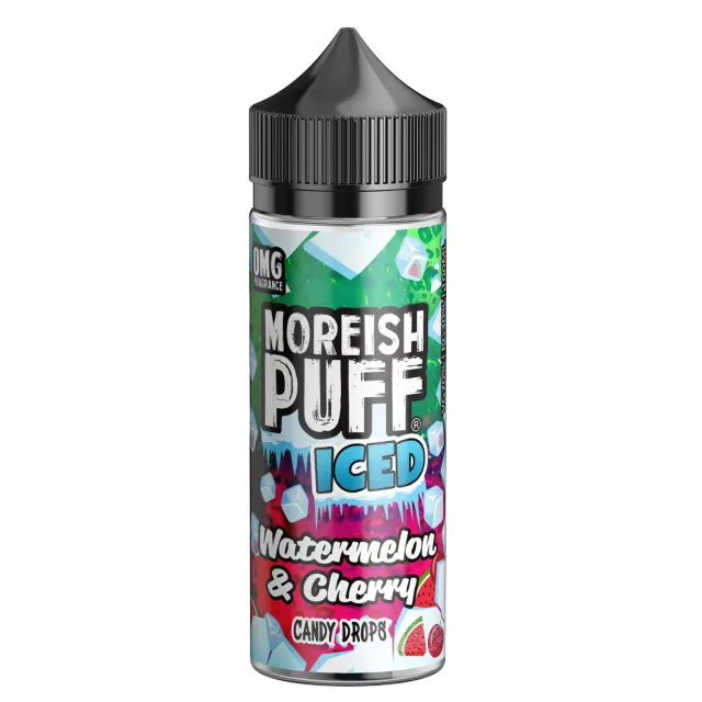 Moreish Puff Candy Drops Iced Vannmelon Kirsebær 100ml