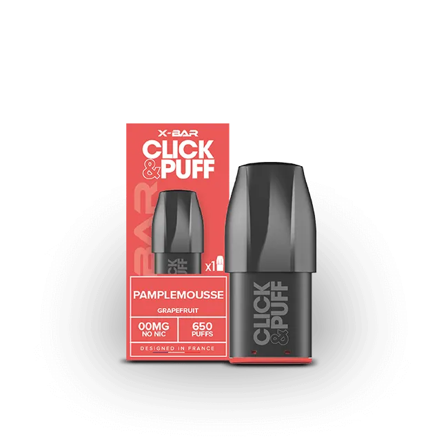X-Bar Click & Puff Pamplemousse pod 2 ml grapefrukt