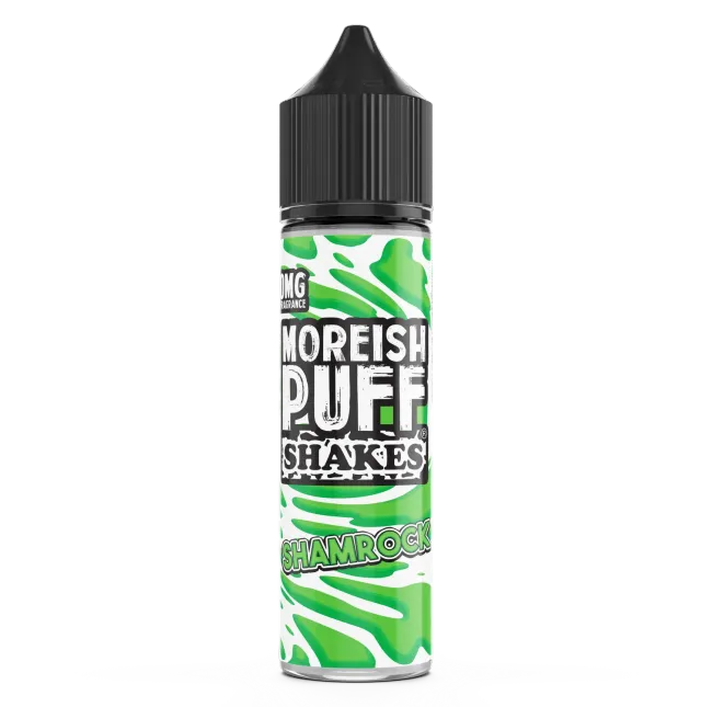 Moreish Puff Shakes Shamrock e-juice 50ml mynte