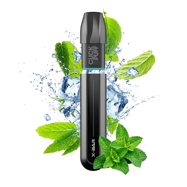 X-Bar Click & Puff Menthe Glacée vape 2 ml is-mint