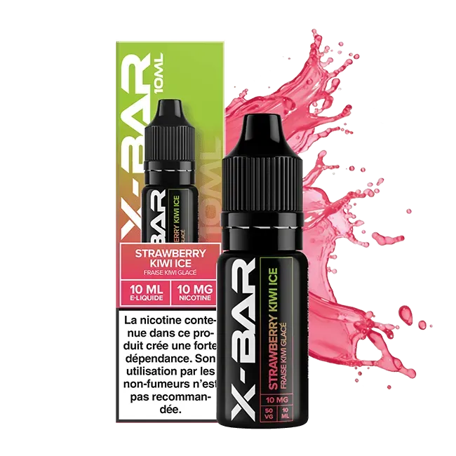 X-Bar Fraise Kiwi e-væske 10ml jordbær kiwi