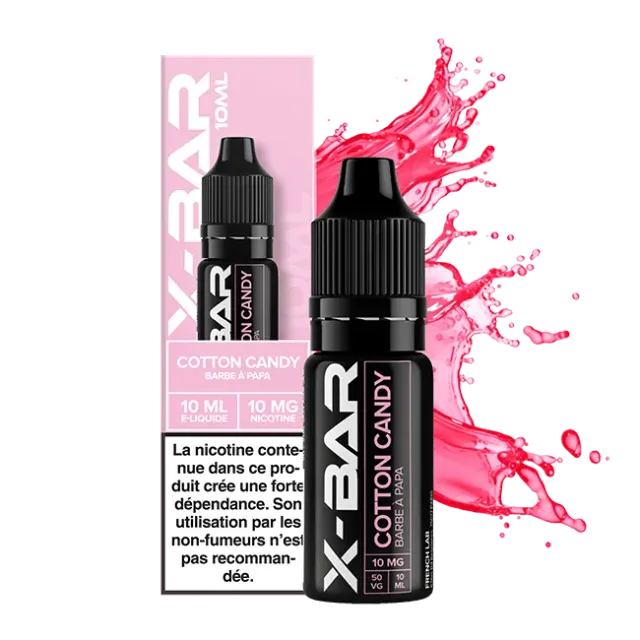 X-Bar sukkerspinn e-væske 10 ml Barbe à Papa søt