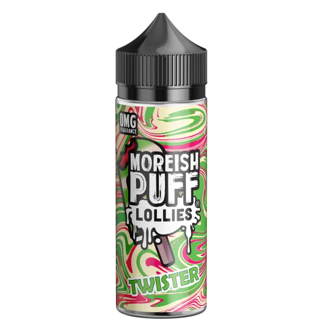 Moreish Puff Lollies Twister Lollies shortfill 100ml 0mg fruktis