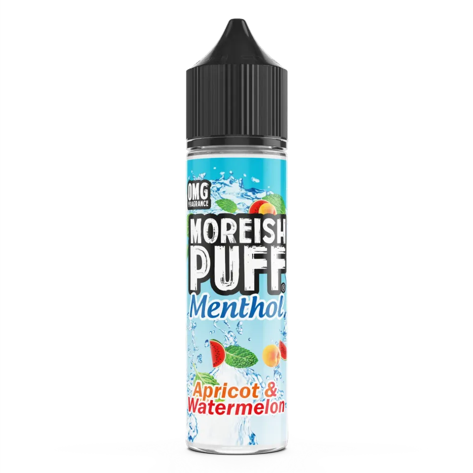Moreish Puff Apricot Watermelon Menthol 50ml e-juice