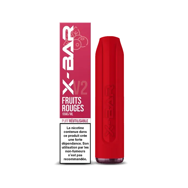 X-Bar 650 vape fresh berry 2 ml bær is