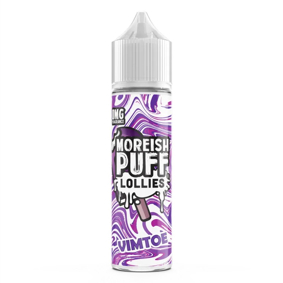 Moreish Puff Lollies Vimtoe Lollies 50ml shortfill e-væske bæris