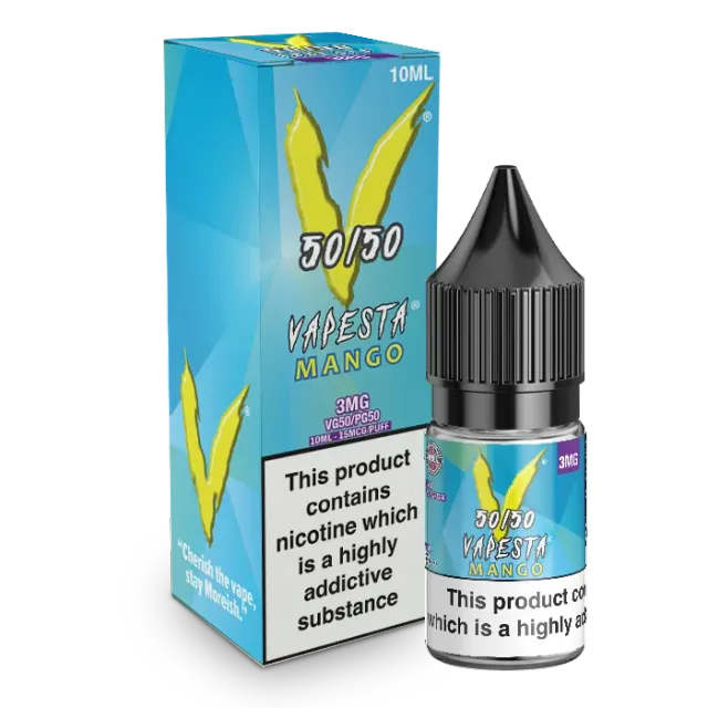 Vapesta Mango e-væske 10ml 50/50 frukt