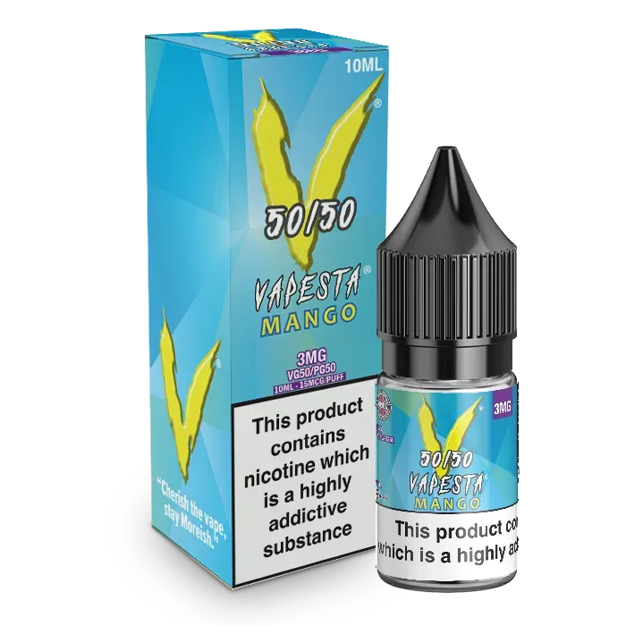 Vapesta Mango e-væske 10ml 50/50 frukt