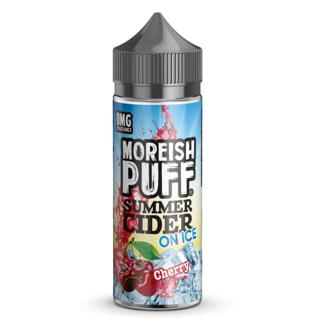 Moreish Puff Cherry Summer Cider On Ice shortfill 100ml is