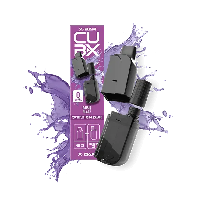 X-Bar CUBX 2 pods drue is 11 ml frisk
