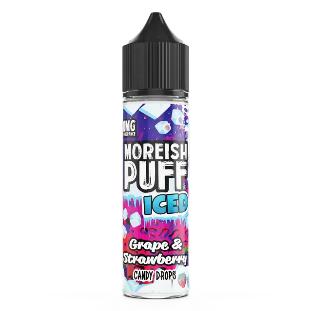 Moreish Puff Iced Grape Strawberry Candy Drops e-juice 50ml