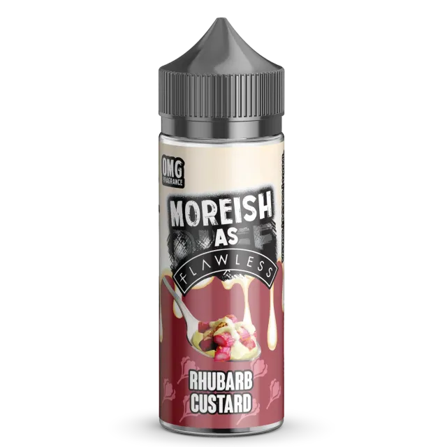 Moreish as Flawless Rhubarb Custard e-juice 100ml dessert