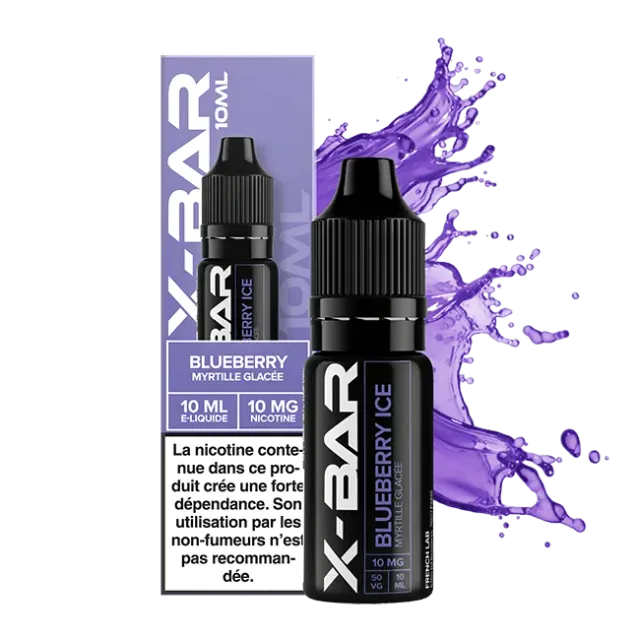 X-Bar Myrtille Glacée e-væske 10ml blåbær is