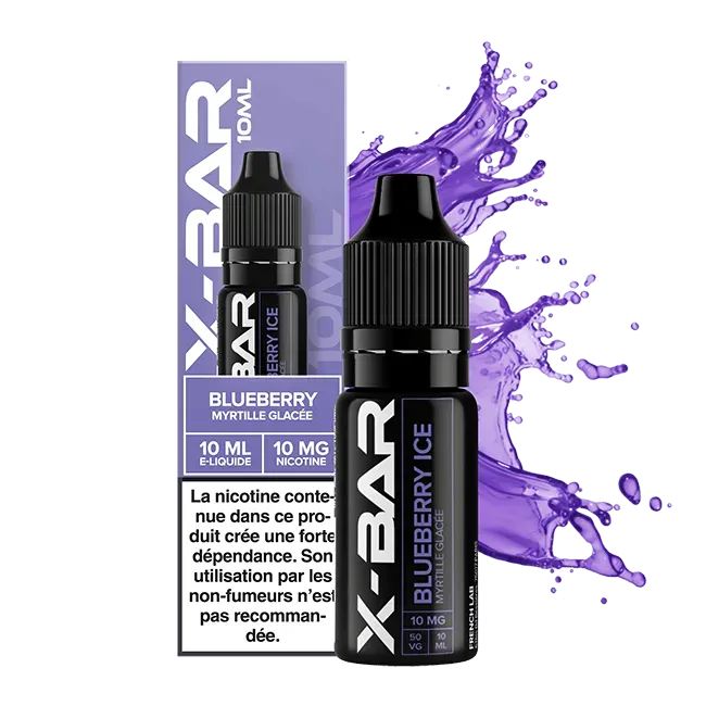 X-Bar Myrtille Glacée e-væske 10ml blåbær is
