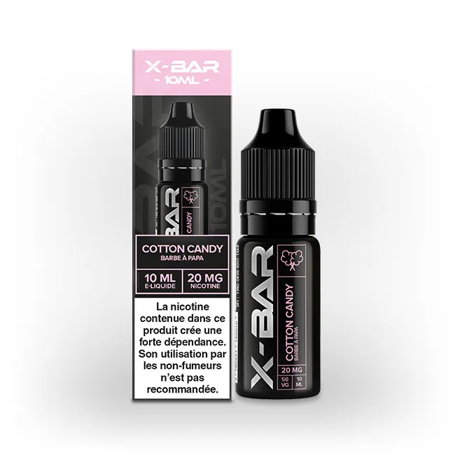 X-Bar sukkerspinn e-væske 10 ml Barbe à Papa søt