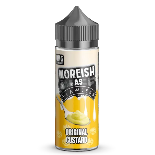 Moreish as Flawless Original Custard shortfill 100ml vanilje
