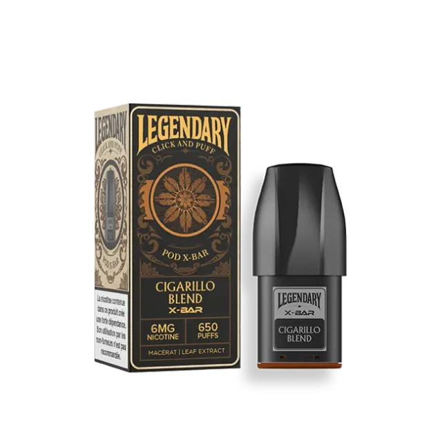 X-Bar Click & Puff Legendary pod cigarillo blend