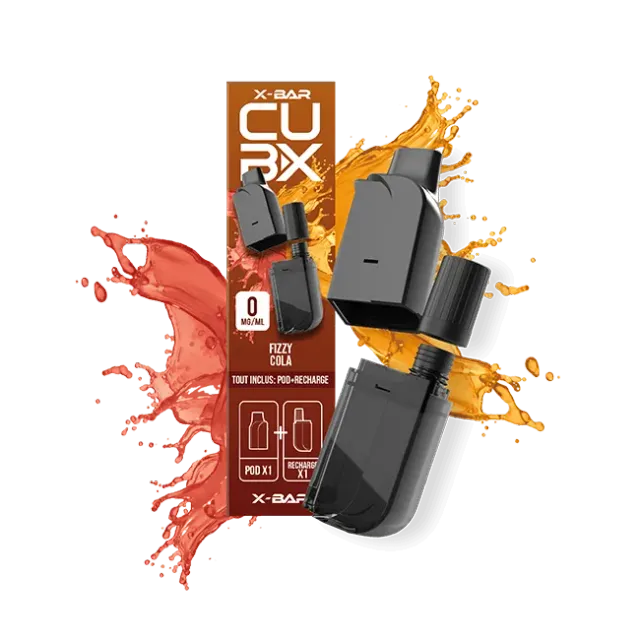 X-Bar Cubx pods Fizzy Cola 11ml cola