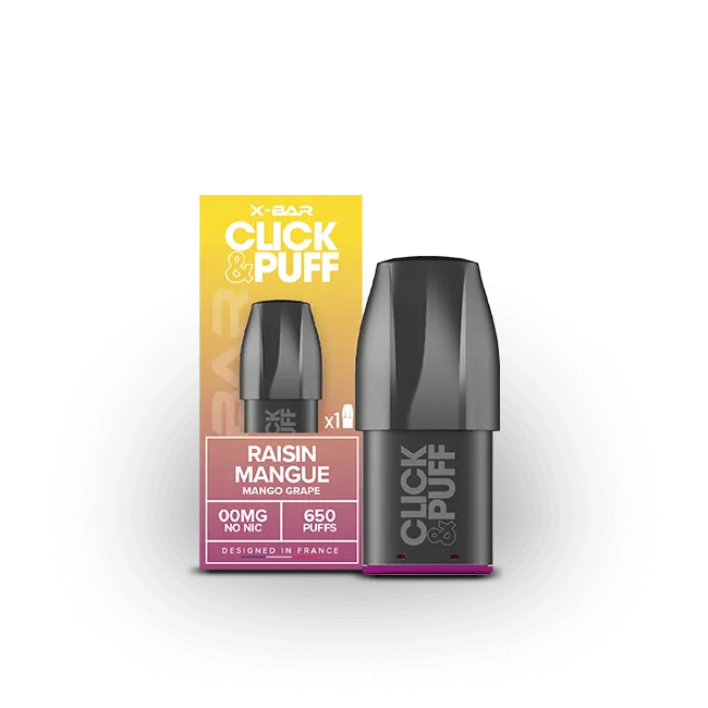 X-Bar Click & Puff pod drue mango 2 ml frukt