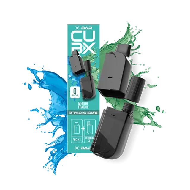X-Bar Cubx Menthe Fraîche pods 11 ml – frisk mynte
