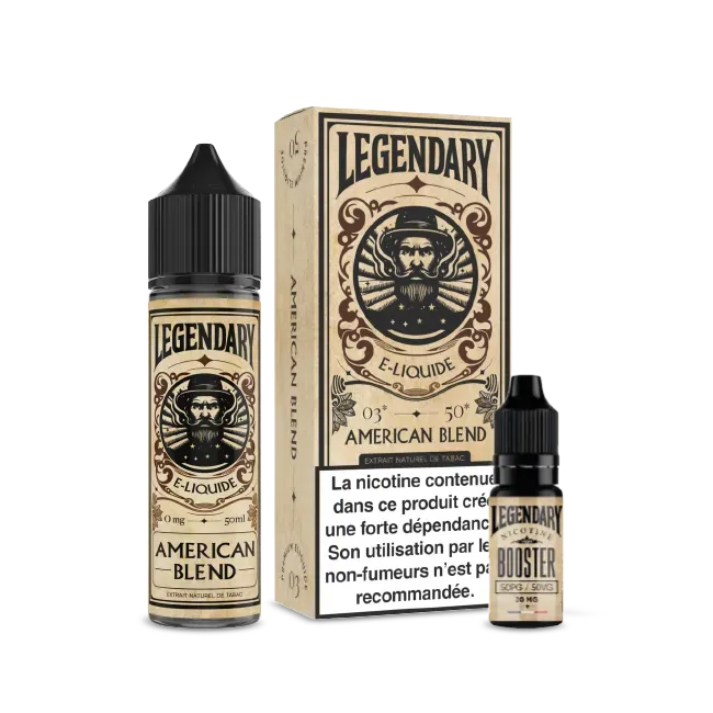 X-Bar Legendary e-væske american blend 50 ml tobakk