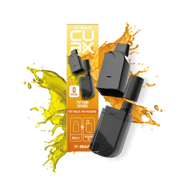 X-Bar Cub-X Pop Corn Caramel pods 11 ml karamell