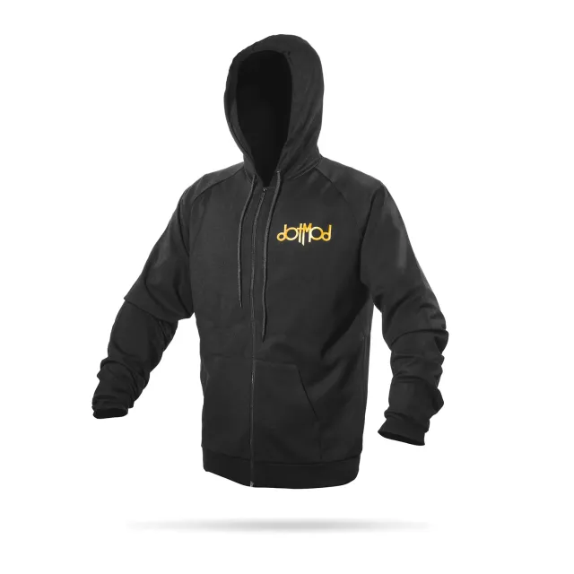 Dotmod Hoodie hettegenser bomull gulltrykk