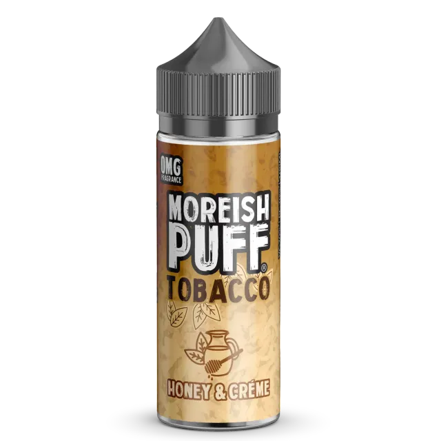 Moreish Puff Honey Creme Tobacco e-væske 100ml honning-tobakk
