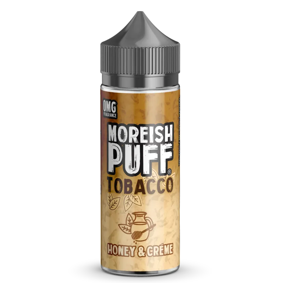 Moreish Puff Honey Creme Tobacco e-væske 100ml honning-tobakk