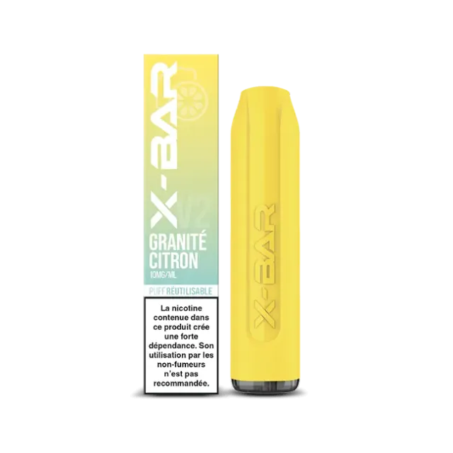 X-Bar 650 Granita Citron vape sitron-is 2 ml
