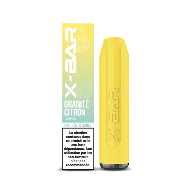 X-Bar 650 Granita Citron vape sitron-is 2 ml