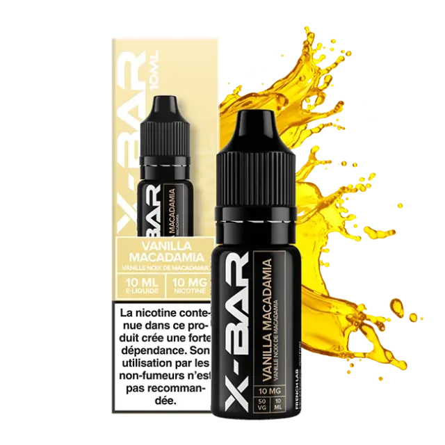 X-Bar Vanille Macadamia e-væske 10 ml vanilje