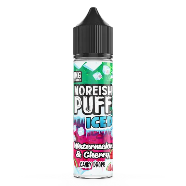 Moreish Puff Iced Watermelon Cherry shortfill 50ml kald