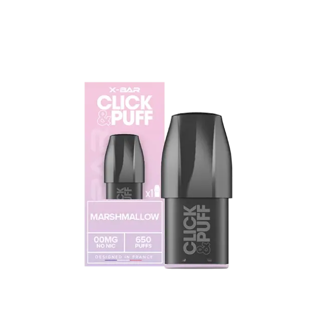 X-Bar Click & Puff Marshmallow pod 2 ml marshmallowsmak