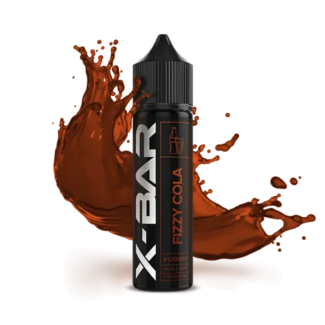 X-Bar e-væske 50 ml fizzy cola nikotinfri