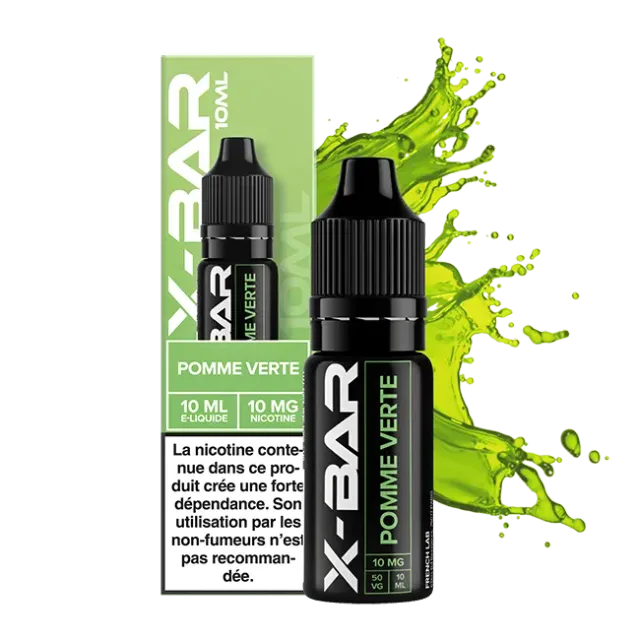 X-Bar Pomme Verte e-væske 10 ml grønt eple